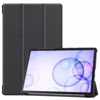 Dirbtinės odos atverčiamas dėklas - juodas (Samsung GALAXY TAB S6 10.5 (T865/T860) Dirbtinės odos atverčiamas dėklas - juodas (Samsung GALAXY TAB S6 10.5 (T865/T860)